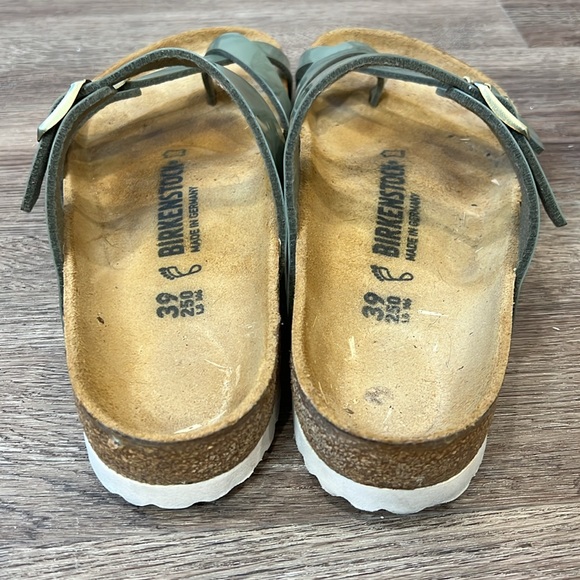 Birkenstock Mayari Khaki Patent Birko - EU39 US 8-8.5 regular width- sage green - Picture 4 of 5